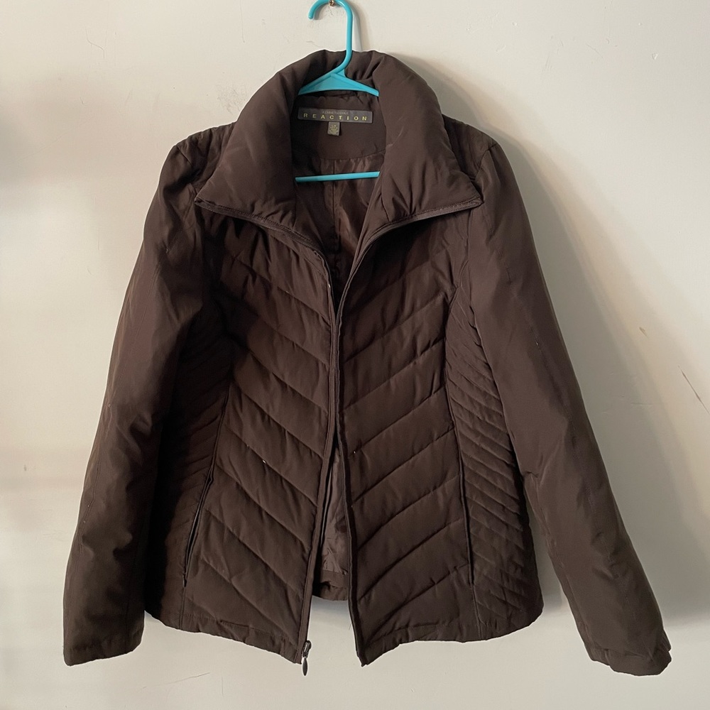 KENNETH COLE REACTION Women Puffer Jacket Size Larg